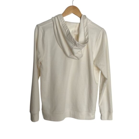 J. Crew Lace Up Hoodie in Ivory Medium - Picture 3 of 4